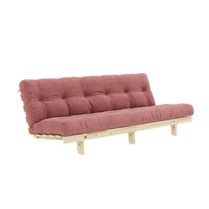 Karup Design Lean Soffa Soffa Med Alpha Madrass 130x200 Sorbet Rosa/Rå