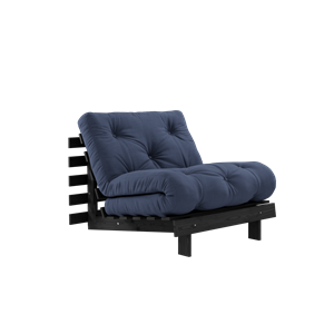 Karup Design Roots Bäddsoffa Med Madrass 90x200 Svart Natt/Navy