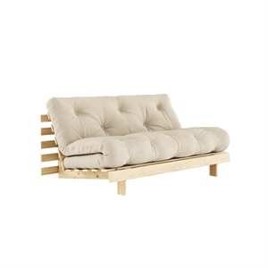 Karup Roots Bäddsoffa 160x200 Rå/747 Beige