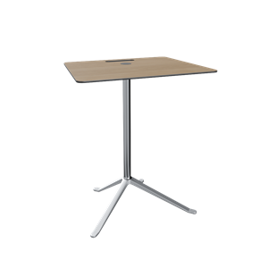 Fritz Hansen Little Friend KS14 Sidobord Ek/Polerad Aluminium