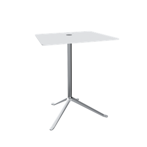 Fritz Hansen Little Friend KS14 Sidobord Vit/Polerat Aluminium