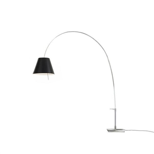 Luceplan Lady Costanza Golvlampa Alu Kropp, Svart Skärm