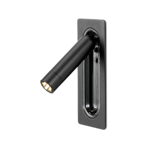 Marset Ledtube Vägglampa Infälld Svart