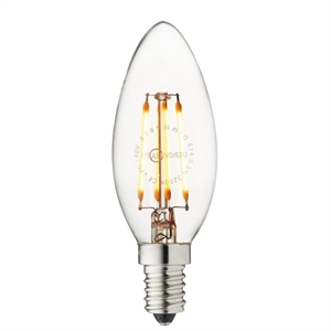 Design By Us Ljusstake E14 Glödlampa Ø35 Transparent