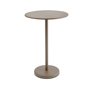 Muuto Linear Steel Café Trädgårdsbord 70x105 Taupe