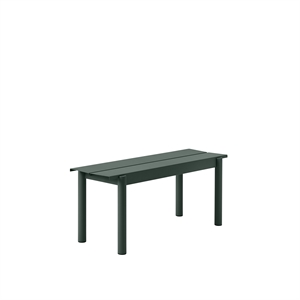 Muuto Linear Steel Bench Grön 110 x 34 cm