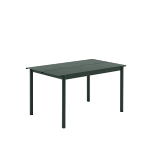 Muuto Linear Steel Table Dark Grön 140 X 75 cm
