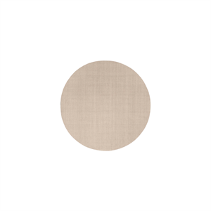 Louise Roe Found 05 Matta Ø220 Slipad Beige