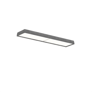Louis Poulsen LP Slim Taklampa Opal Diffuser 3000K & Dali Mörk Rå Aluminium