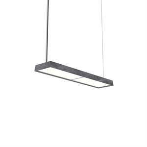 Louis Poulsen LP Slim Taklampa Enkel 3000K & Dali Mörk Rå Aluminium