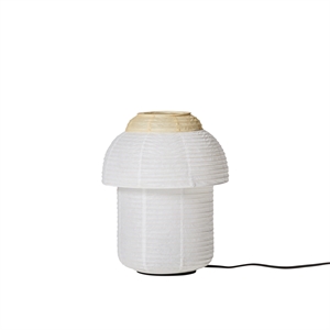 Made By Hand Papier Dubbel Bordslampa Ø30 Soft Yellow
