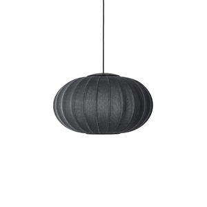 Made By Hand Knit-Wit Oval Taklampa Ø57 Svart LED