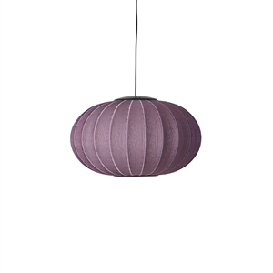 Made By Hand Knit-Wit Oval Taklampa Ø57 Burgundy LED