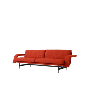 &Tradition Meantime AV31 3-sits Soffa Polerad Aluminium/Fiord 0571