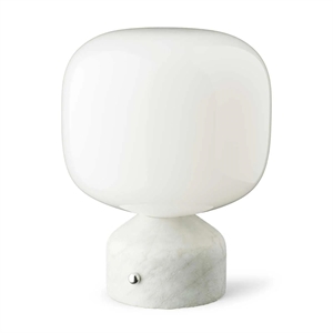 Gejst Meemo Bärbar Lampa Vit Marmor