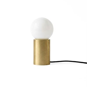 MENU Socket Occasional Bordslampa Borstad Mässing