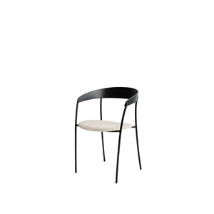 New Works Missing Chair Matbordsstol med Armstöd Svart ek/Lana