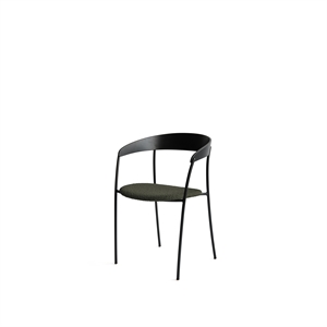 New Works Missing Chair Matbordsstol med Armstöd Svart Ek/Furu