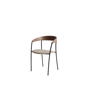 New Works Missing Chair Matbordsstol med Armstöd Valnöt/Hampa