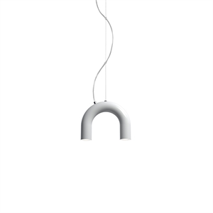 Oblure Arch Enkel Taklampa Vit