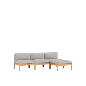 MOEBE Modular 3-Sits Soffa Med Chaiselong Autum 101