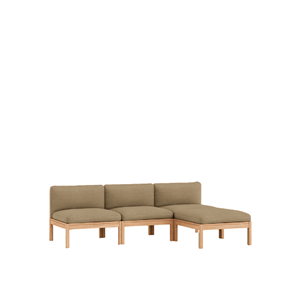 MOEBE Modular 3-Sits Soffa Med Chaiselong Autum 221