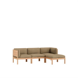 MOEBE Modular 3-sits Soffa med Sidor & Schäslong Autum 221