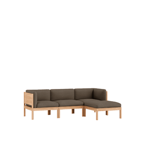 MOEBE Modular 3-sits Soffa med Sidor & Schäslong Autum 361