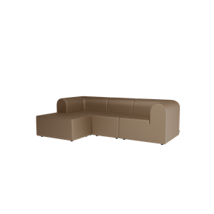 Montana Paradigm 3-sitssoffa med puff vänster H220-Hallingdal220