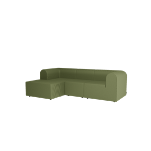 Montana Paradigm 3-sitssoffa med puff vänster N68303-Nobel68303