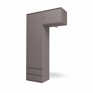 Montana Selection Attire II garderob med hängskena 35-kaffe