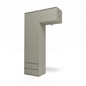 Montana Selection Attire II Garderob med Hängskena 144-Fänkål