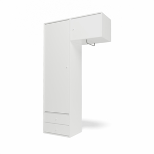 Montana Selection Attire II Garderob med Hängskena 01-vit