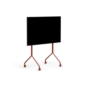 Pedestal Moon Rollin' Tall TV Stativ Brinnande Röd