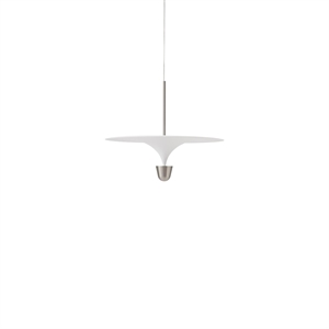 New Works Kantarell Taklampa Ø60 Aluminium/ Vit