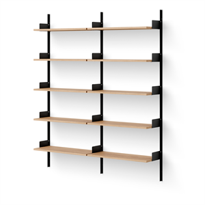 New Works Library Bokhylla 1900 Ek/ Svart