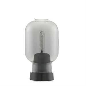 Normann Copenhagen Amp Bordlampa Rökfärgad/Svart