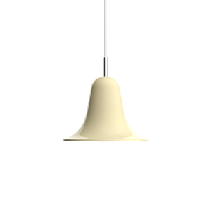 Verner Panton Vit Taklampa Ø23 Krämfärgad