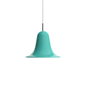 Verner Panton Pantop Taklampa Ø23 Ljus Blågrön