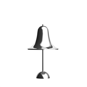Verner Panton Pantop Bärbar Lampa Krom