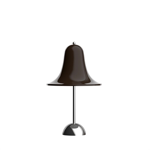 Verner Panton Pantop Bärbar Lampa Tonbrun