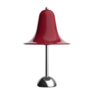 Verner Panton Pantop Bordslampa Ø23 Körsbärsröd