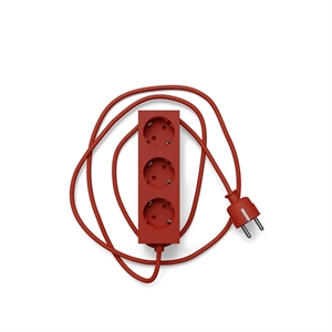 Pedestal Power Bar Grenuttag 200 cm Brinnande Röd