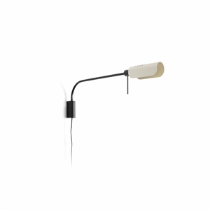Faro MARTINICA XS Vägglampa Svart/ Beige