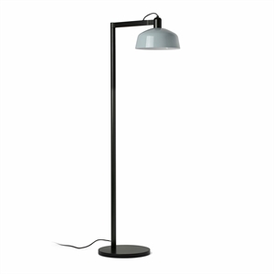 Faro TATAWIN Golvlampa Satin Svart/ Gråaktig Blå