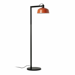 Faro Orange Golvlampa Satin/Svart