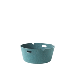 Muuto Restore Round Basket Aqua