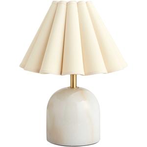 Decotique Lauren Petite Bordslampa Vit/ Beige