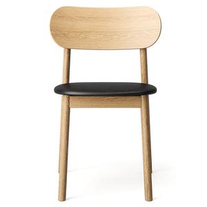 Decotique Elephant Matstol Naturlig Ek/ Svart Läder