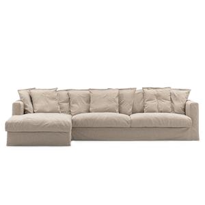 Decotique Le Grand Air 3-sits soffa Divan Left Savage Linne